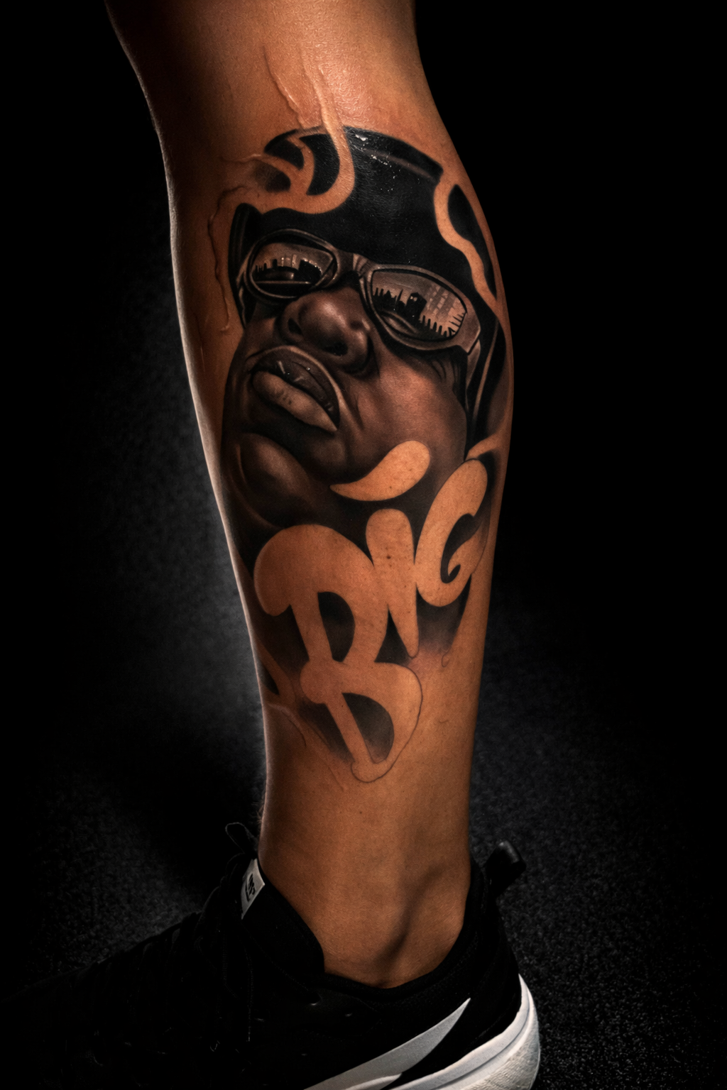 Tatuagem neo-traditional caveira